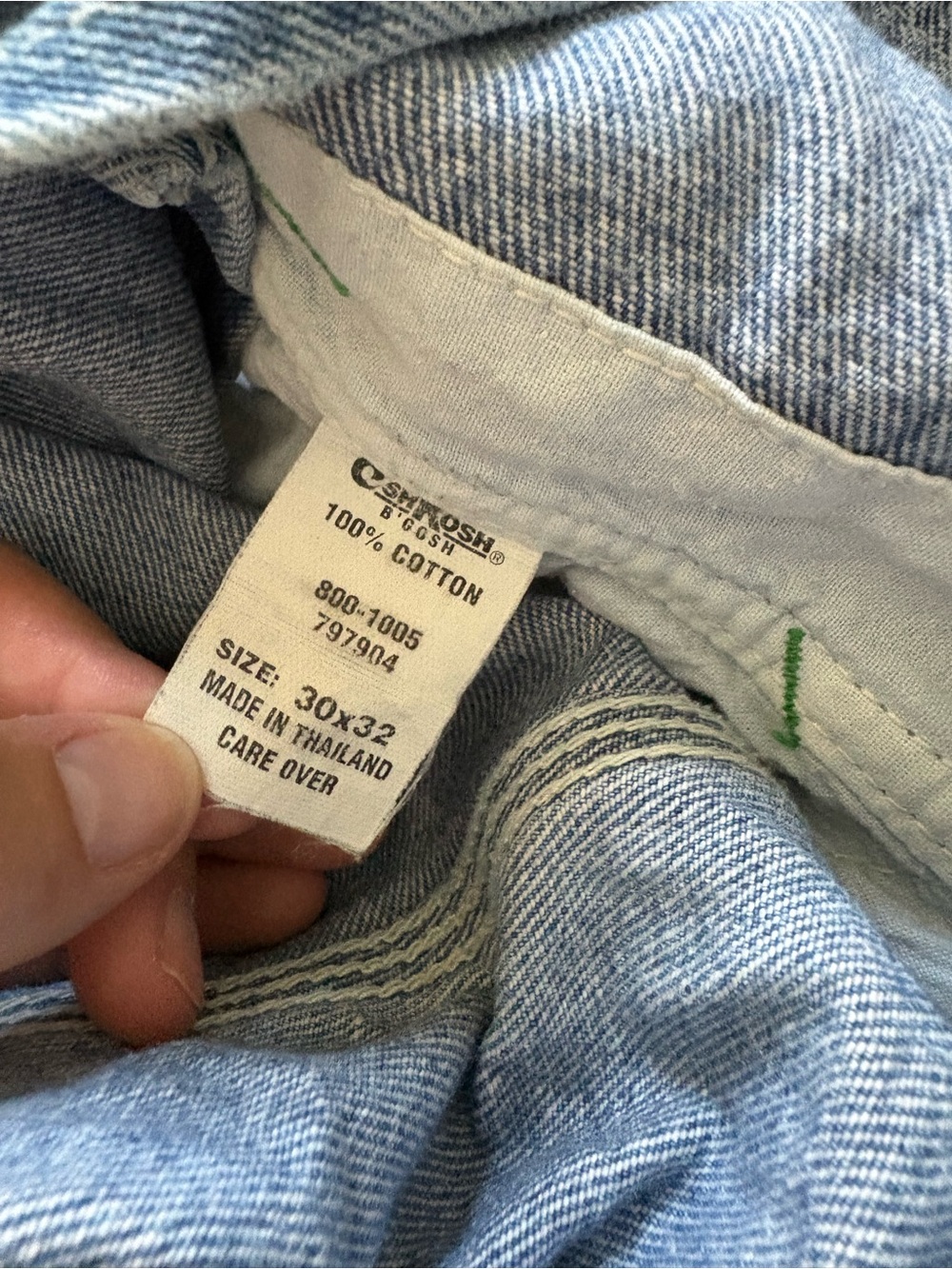 Vintage OshKosh Overalls 30x32 - Picture 3 of 3